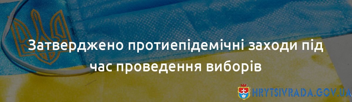 Затверджено протиепідемічні заходи під час проведення виборів