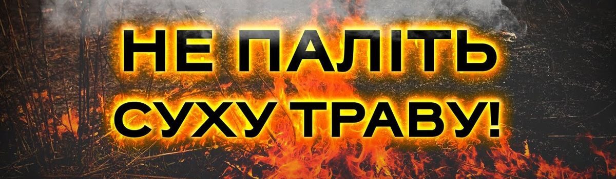 Протидія штучним підпалам трави і залишків рослинності